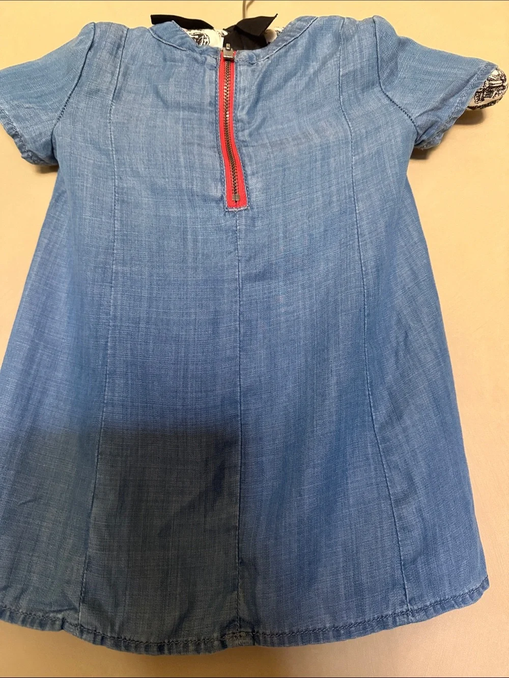 Vince Baby Blue Denim 100% Tencel Dress size 18 months